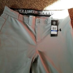 Under Armour Womens softball pants size XL. Gray new with tags.
